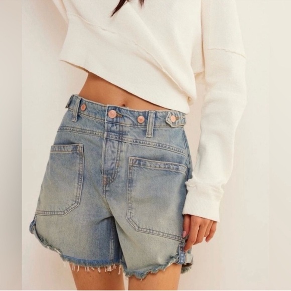 Free People Pants - Free People, We The Free, Palmer Shorts, La La Land, Size 25